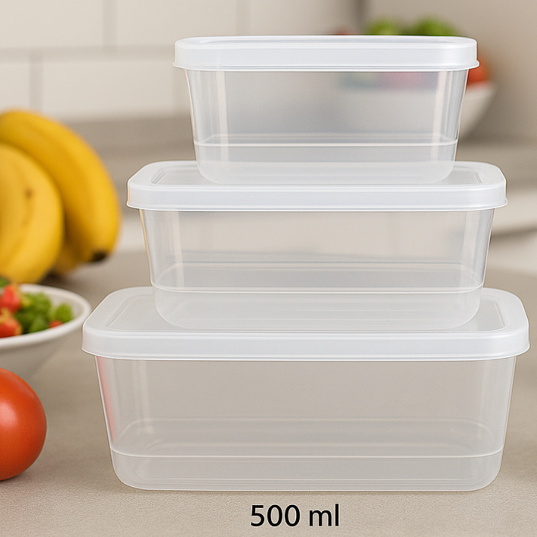 Conj Pote Ret Md 3Pcs Linha Prime Ercaplast - Cx 12 Unidades