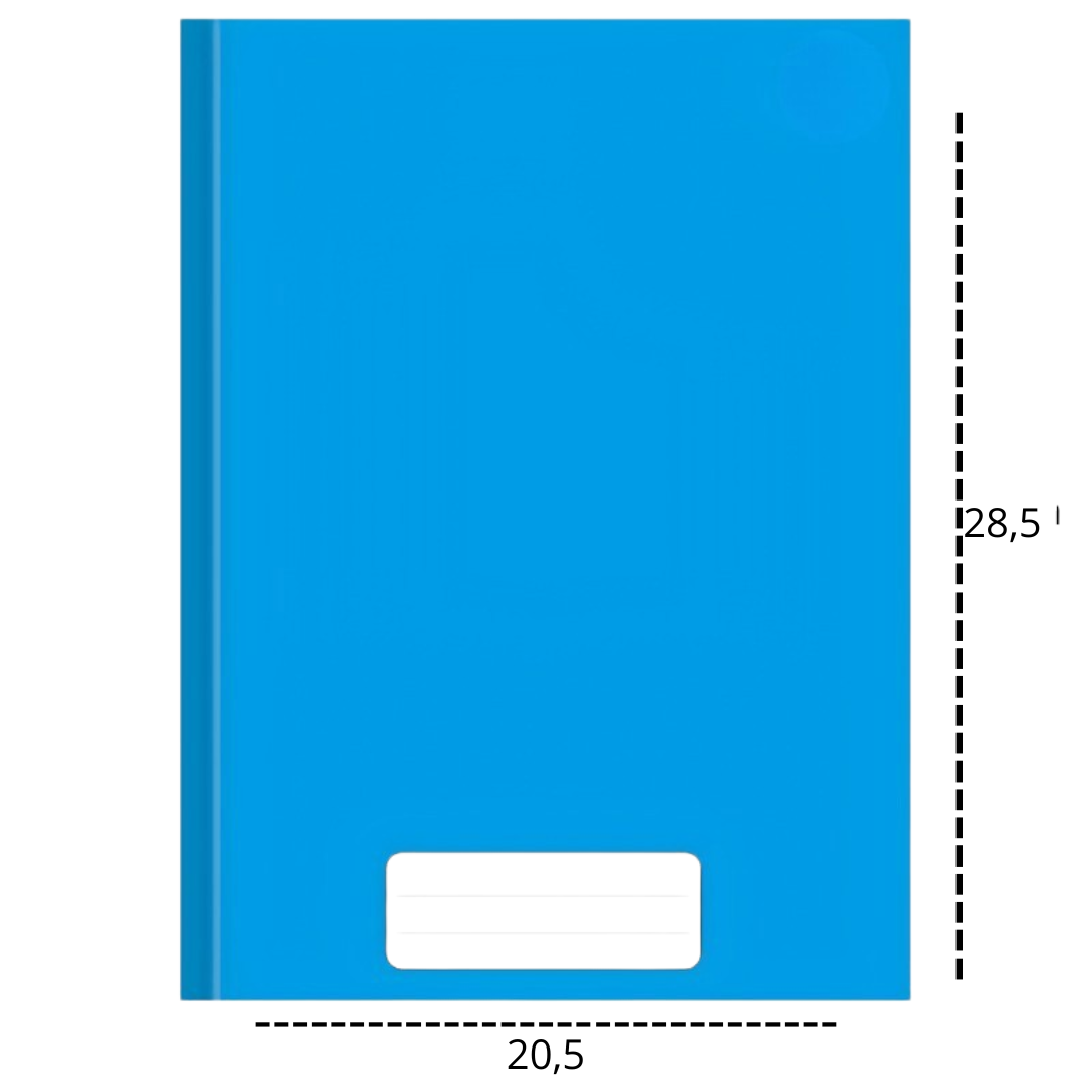 Caderno Broch Cd Azul 80Fls Smart  - Cx 12 Unidades