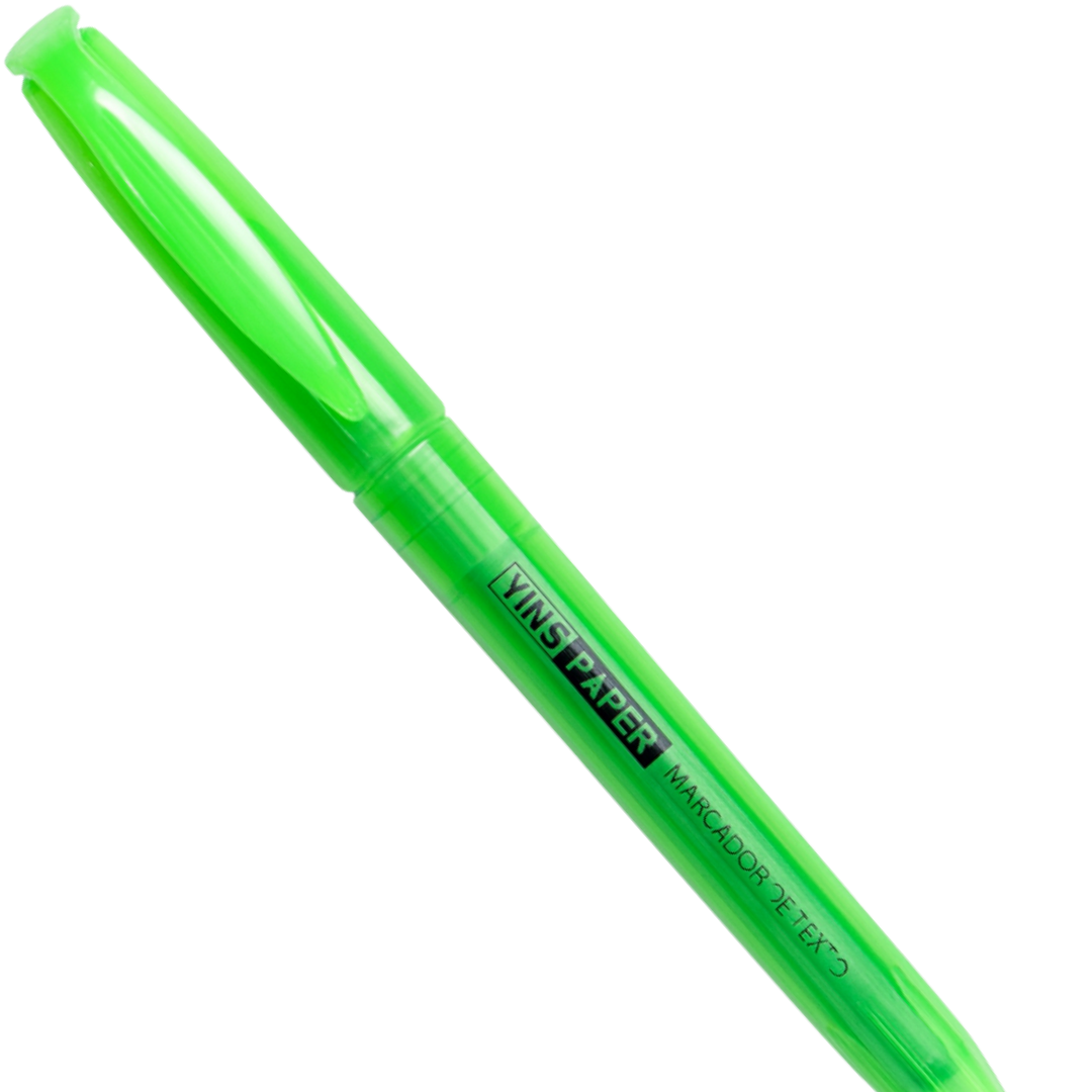 Marca Texto Verde Yins  - Cx 24 Unidades