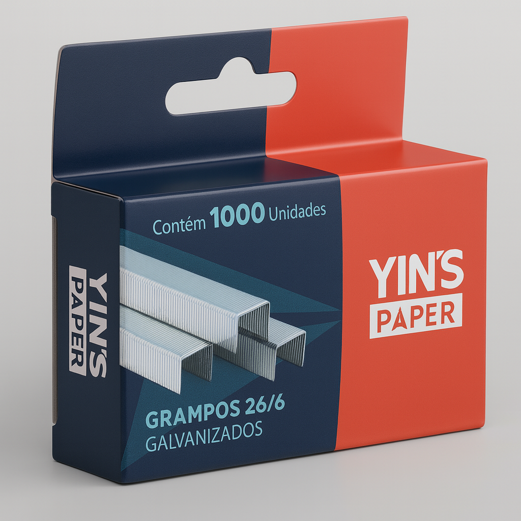 Grampogalvanizado 26/6 C/1000 Yins  - Cx 24 Unidades