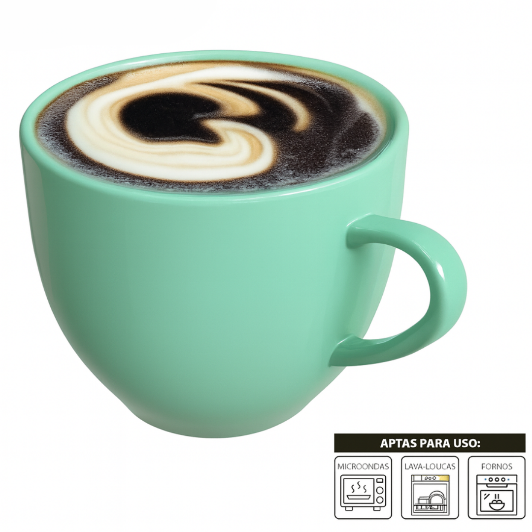 Xicara De Cafe Verde Rr - Cx 12 Unidades