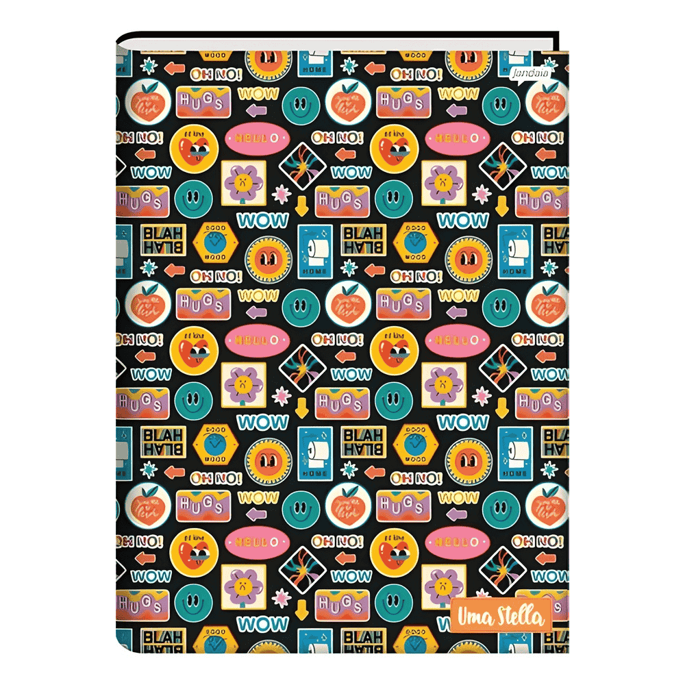 Caderno Brochura 1/4 Stella Jandaia - Cx 12 Unidades