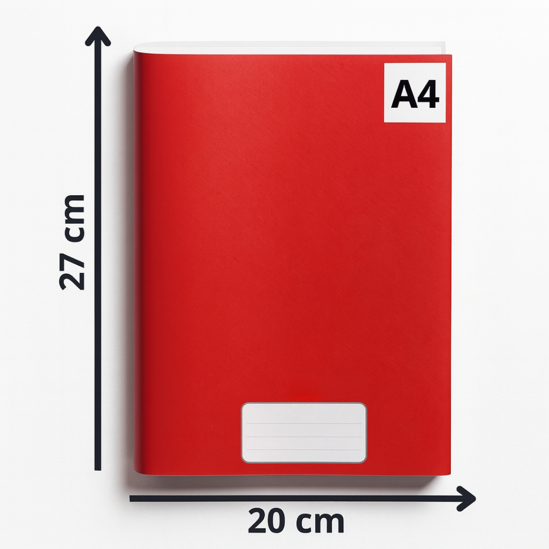 Caderno Broch Cd Vermelho 80Fls Smart  - Cx 12 Unidades