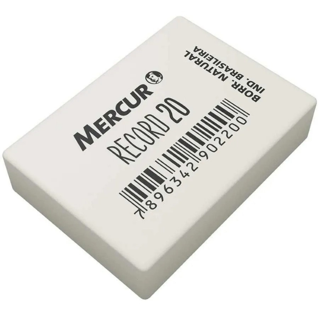Borracha Record 20 Mercur  - Cx 20 Unidades