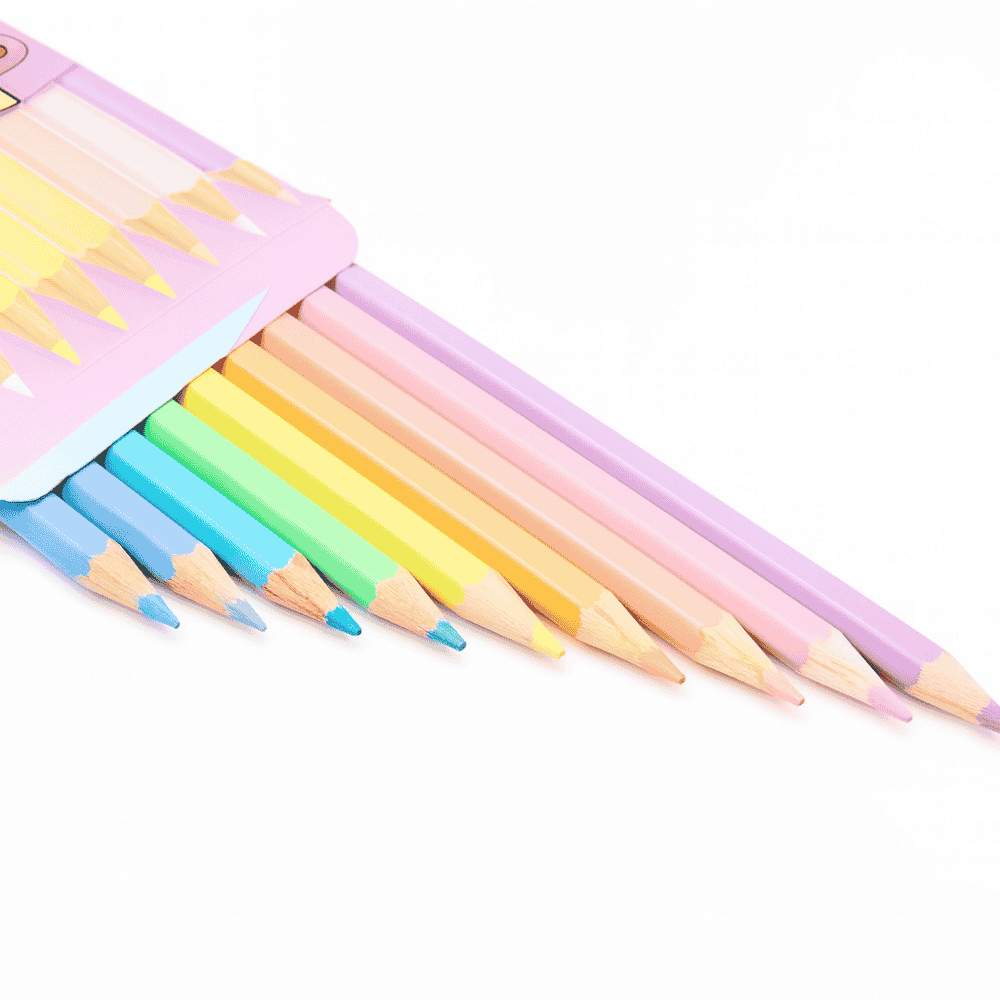 Ecolápis De Cor Pastel Multicolor Faber-Castell - Cx 12 Unidades
