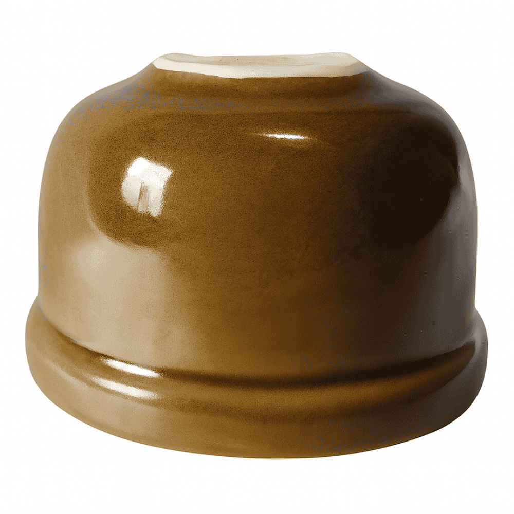 Cumbuca Porcelana Pequena Marrom 40M - Cx 12 Unidades