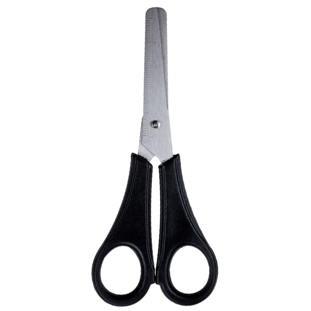 Tesoura Escolar Black Inox Leo E Leo  - Cx 12 Unidades