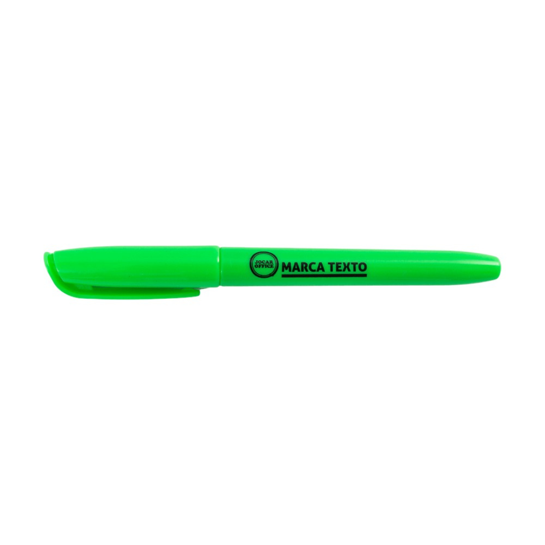 Marcador Texto Verde Slim Leo Leo  - Cx 12 Unidades