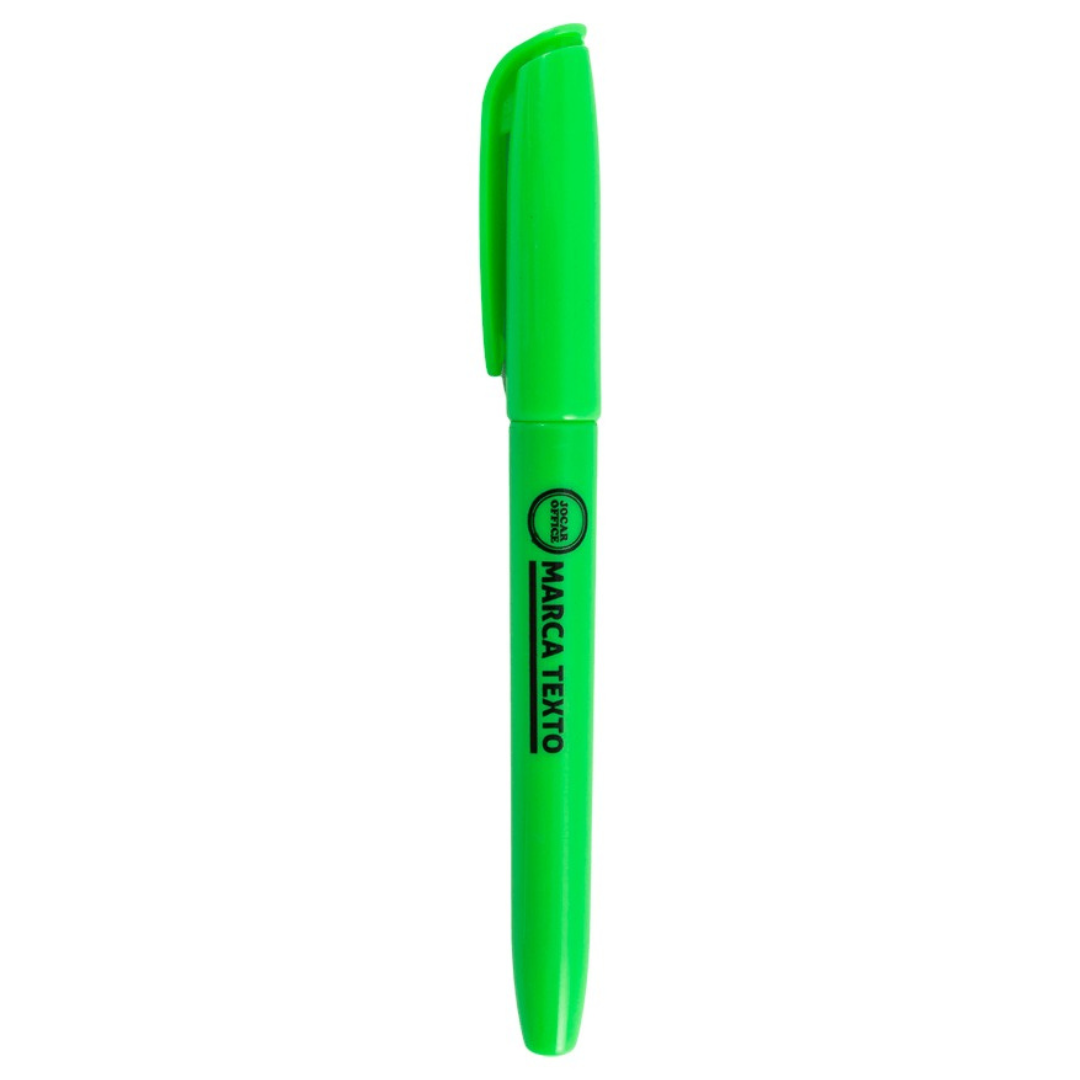 Marcador Texto Verde Slim Leo Leo  - Cx 12 Unidades