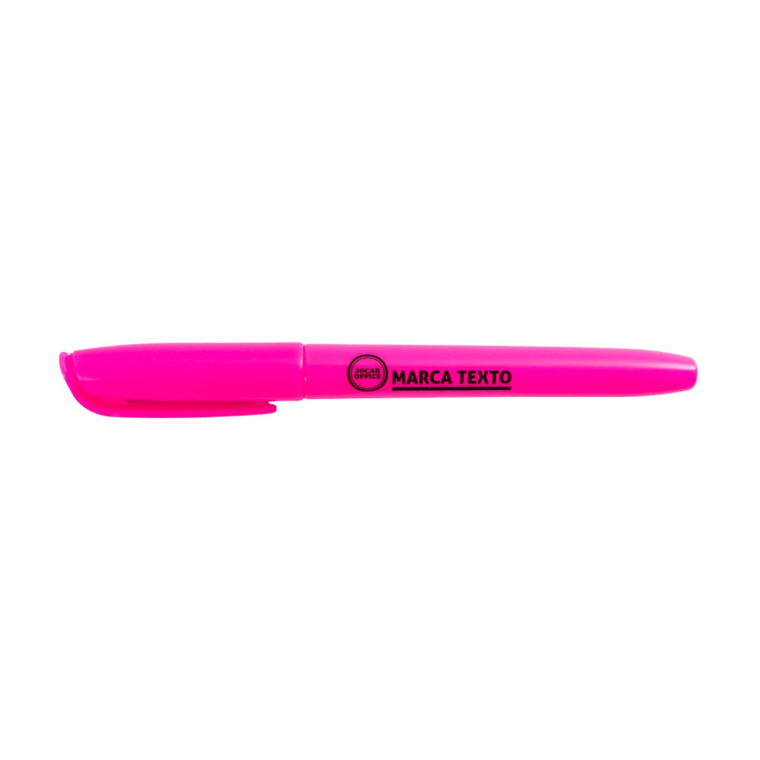 Marcador Texto Rosa Slim Leo Leo  - Cx 12 Unidades