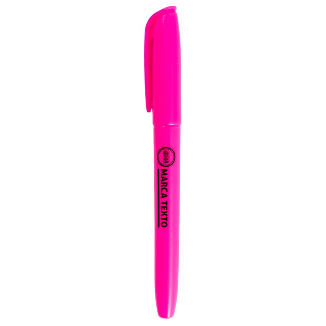 Marcador Texto Rosa Slim Leo Leo  - Cx 12 Unidades
