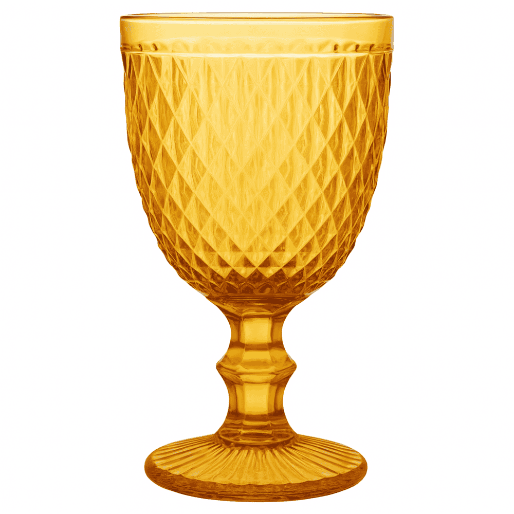 Taça De Vidro Safira Colorida 310Ml Chazak- Cx 12 Unidades