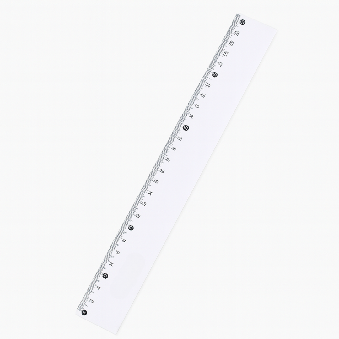 Regua Plastica 30Cm Leo E Leo  - Cx 12 Unidades