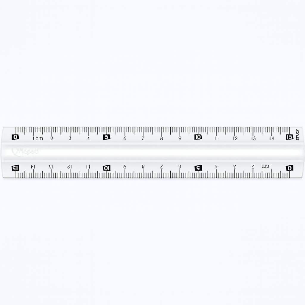 Regua 15Cm Inquebravel Maped  - Cx 12 Unidades