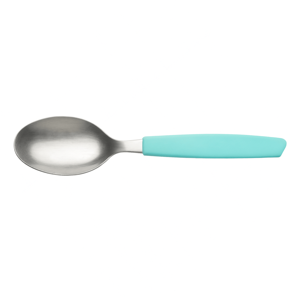 Colher de Chá Inox C/Cabo em Plast Chazak - Cx 24 Unidades