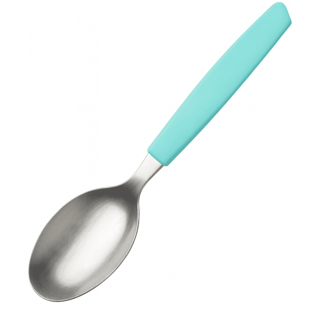 Colher de Chá Inox C/Cabo em Plast Chazak - Cx 24 Unidades