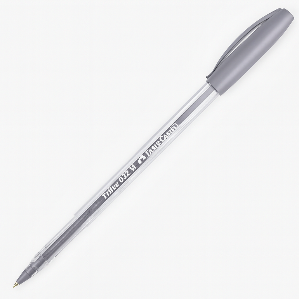 Caneta Trilux Colors Prata Faber Castell 032/Cha - Cx 12 Unidades