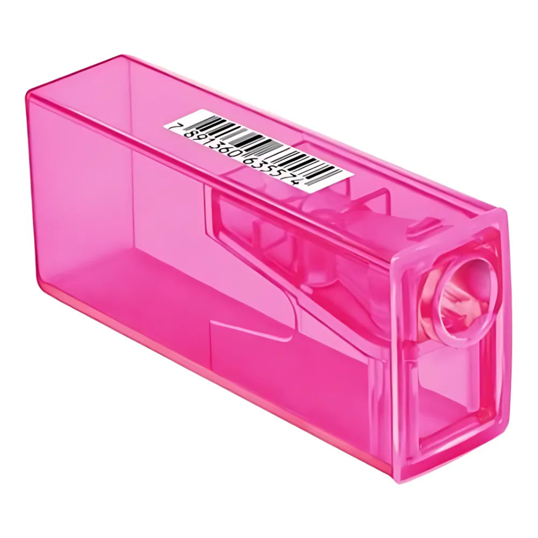 Apontador Neon C/Dep Faber Castell - Cx 25 Unidades