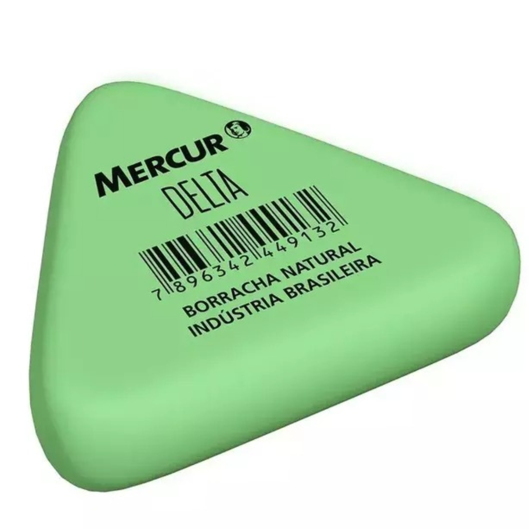 Borracha Delta Color Mercur  - Cx 24 Unidades