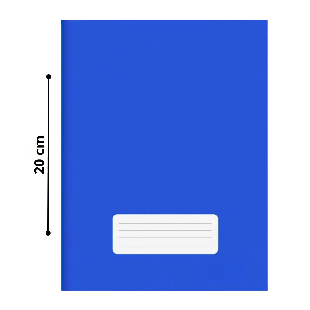 Caderno Brochura Cd 1/4 Pepper Azul - Cx 6 Unidades