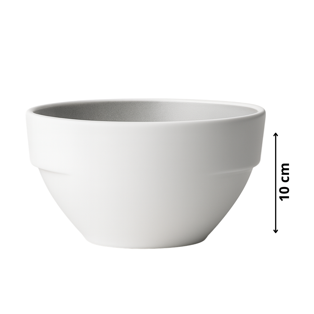 Tigela 3 Abas 10Cm Premium Utilgoods  - Cx 12 Unidades