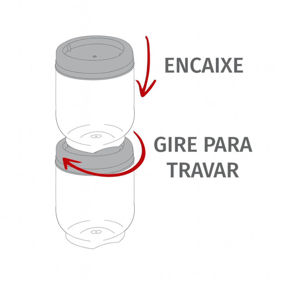 Organize Gire e Trave Plasútil - Cx 12 Unidades