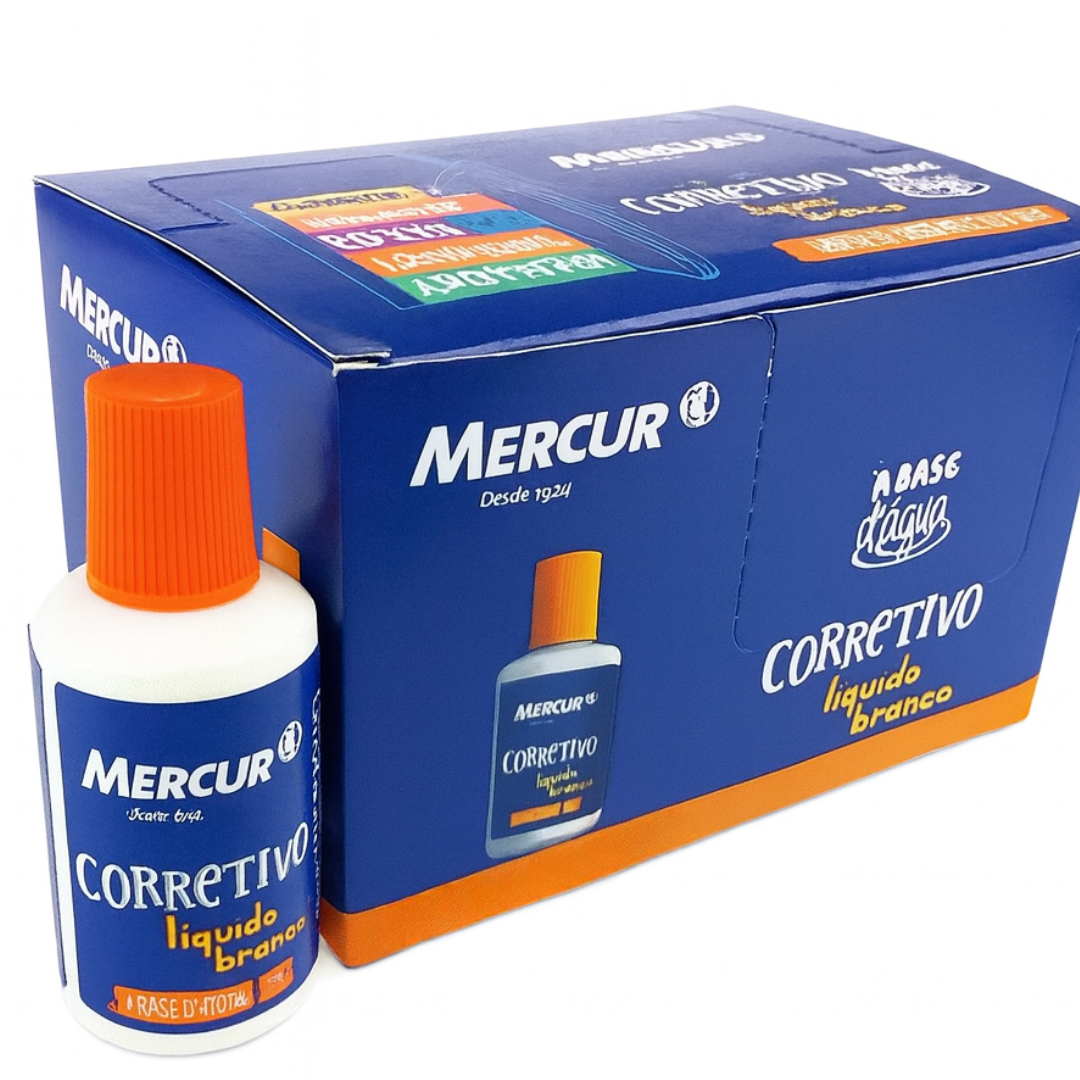 Corretivo 18Ml Mercur 3013 - Cx 24 Unidades