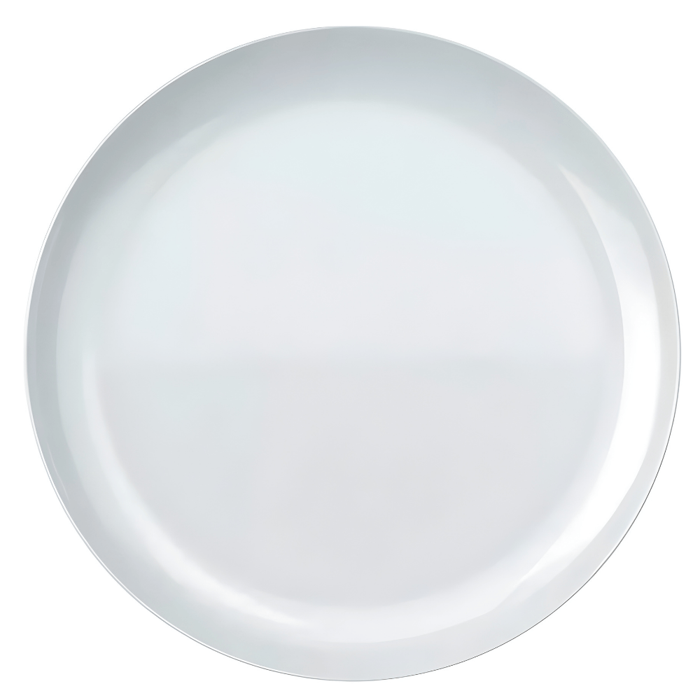Prato Opaline Blanc Raso 27Cm - Cx 6 Unidades