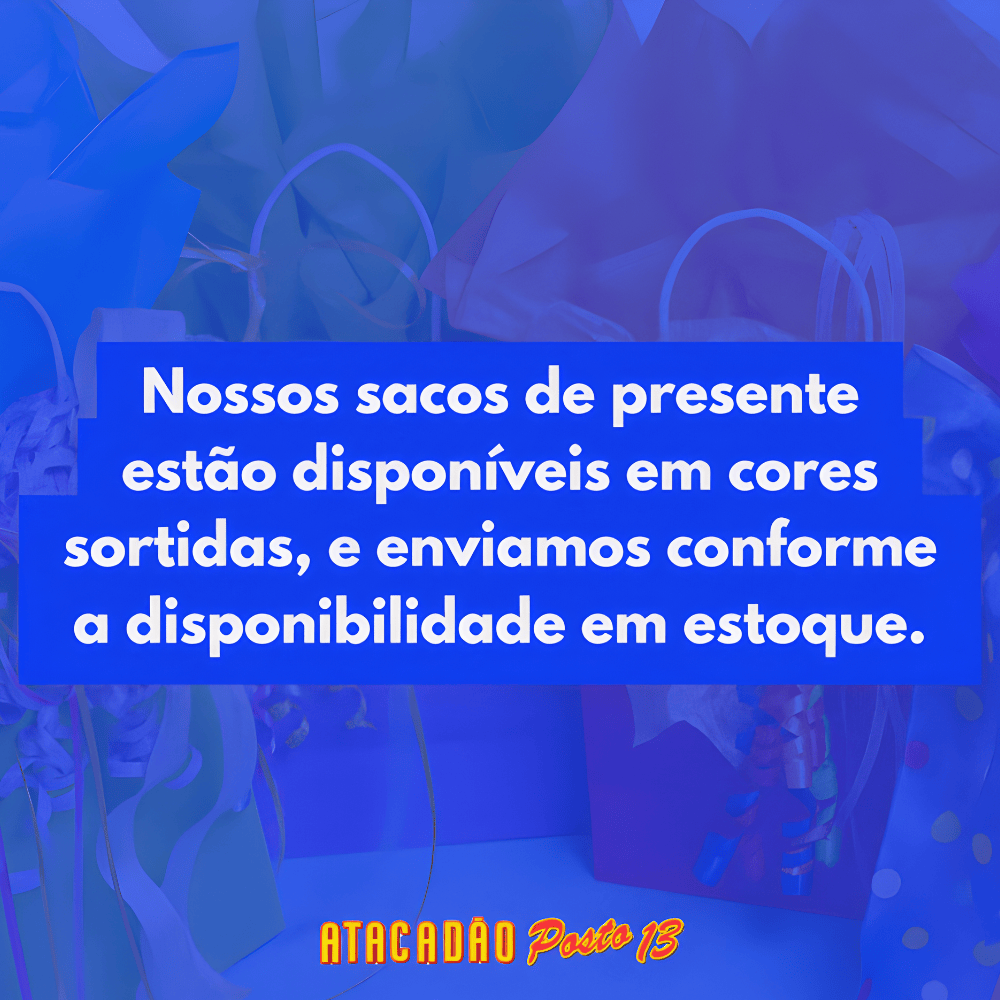Saco Presente 43X59 - Cx 25 Unidades