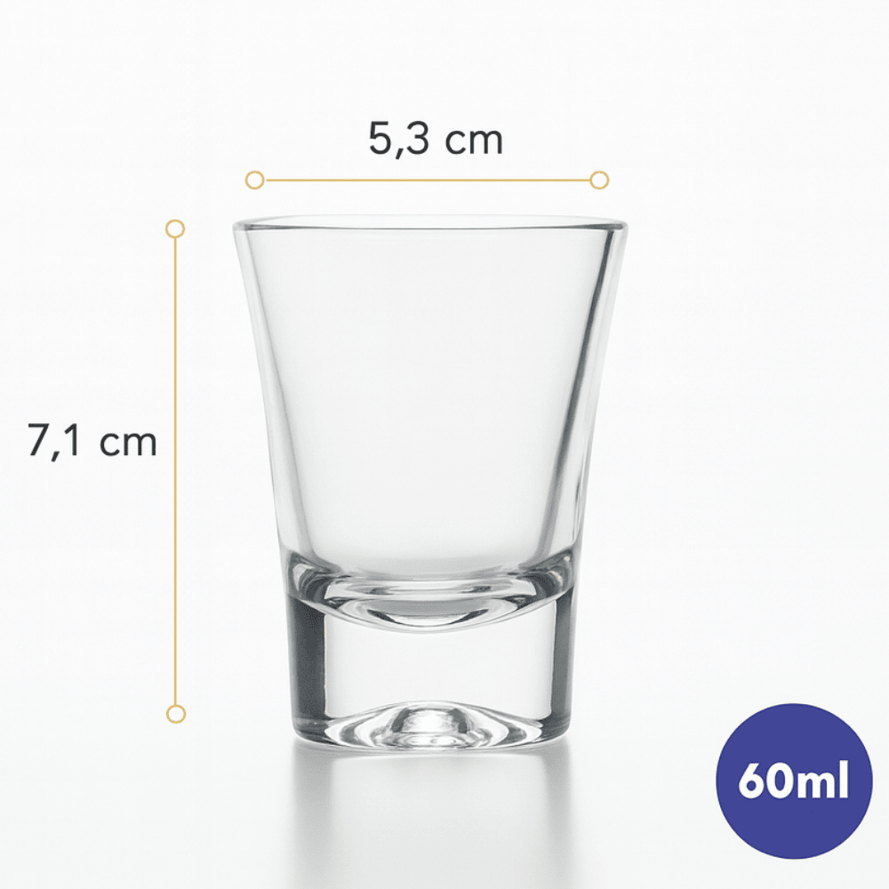 Copo Olé Dose 60Ml Nadir  - Cx 12 Unidades