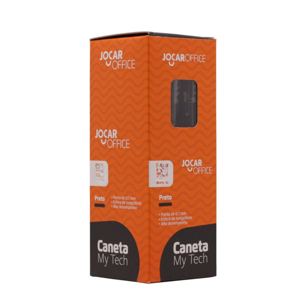 Caneta Esf 0,7Mm Preta - Cx 12 Unidades