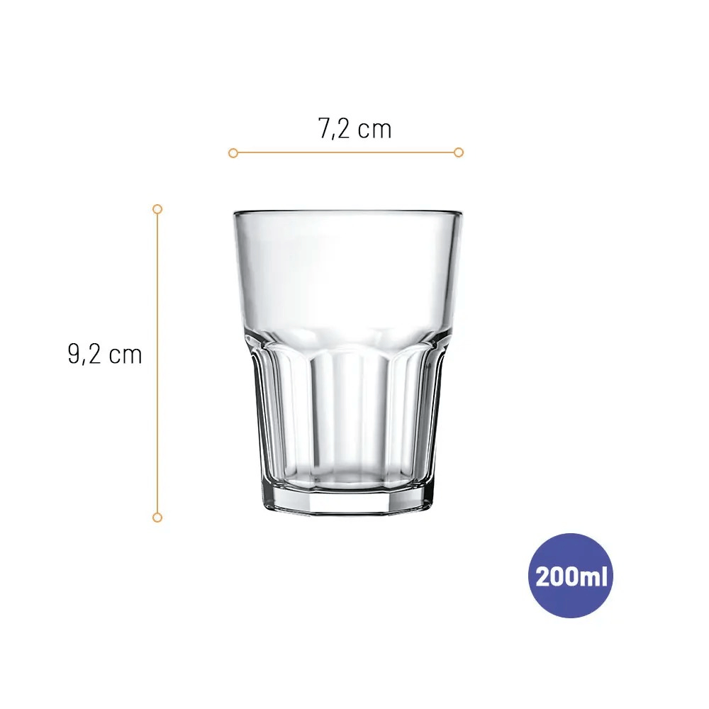 Copo Suco Bristol 200Ml - Cx 12 Unidades