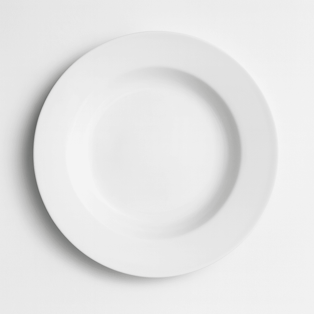 Prato Fundo 25Cm Branco Utilgoods - Cx 6 Unidades