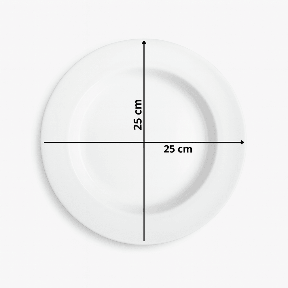 Prato Fundo 25Cm Branco Utilgoods - Cx 6 Unidades