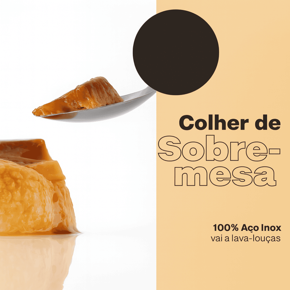 Colher De Sobremesa Chazak - Cx 6 Unidades