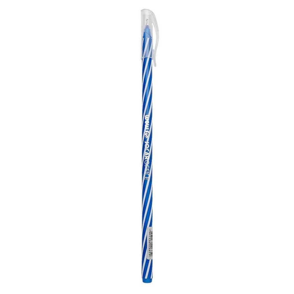 Caneta Esferográfica Wow Fun 0,7Mm Azul Leo&Leo - Cx 6 Unidades