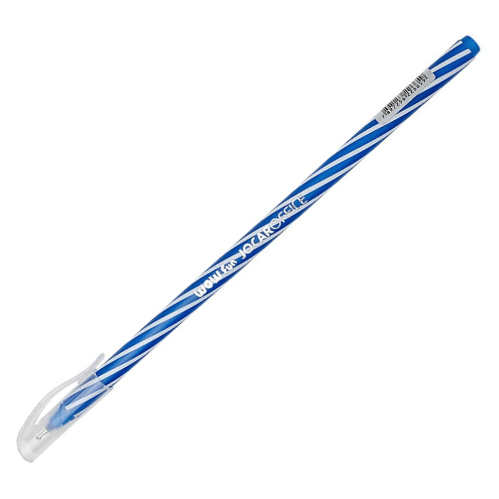 Caneta Esferográfica Wow Fun 0,7Mm Azul Leo&Leo - Cx 6 Unidades