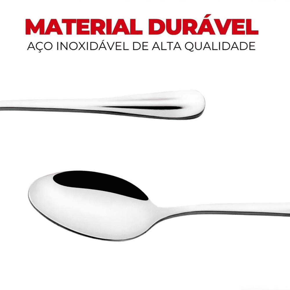 Colher De Mesa Euro Original Line - Cx 6 Unidades