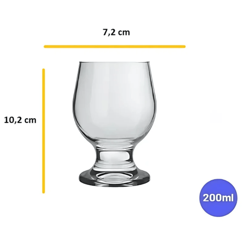 Taça Vinho 200 Ml Nadir- Cx 12 Unidades