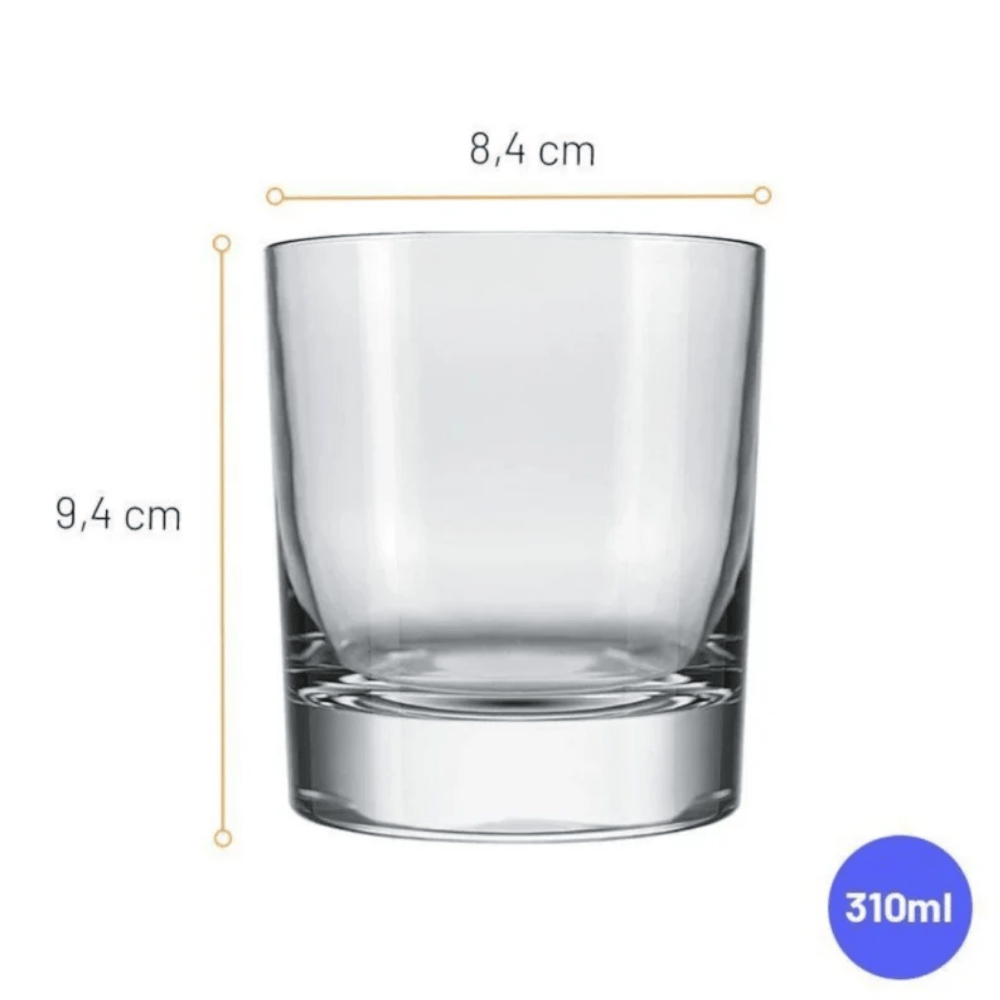 Copo Atol Suco 200Ml Nadir- Cx 6 Unidades