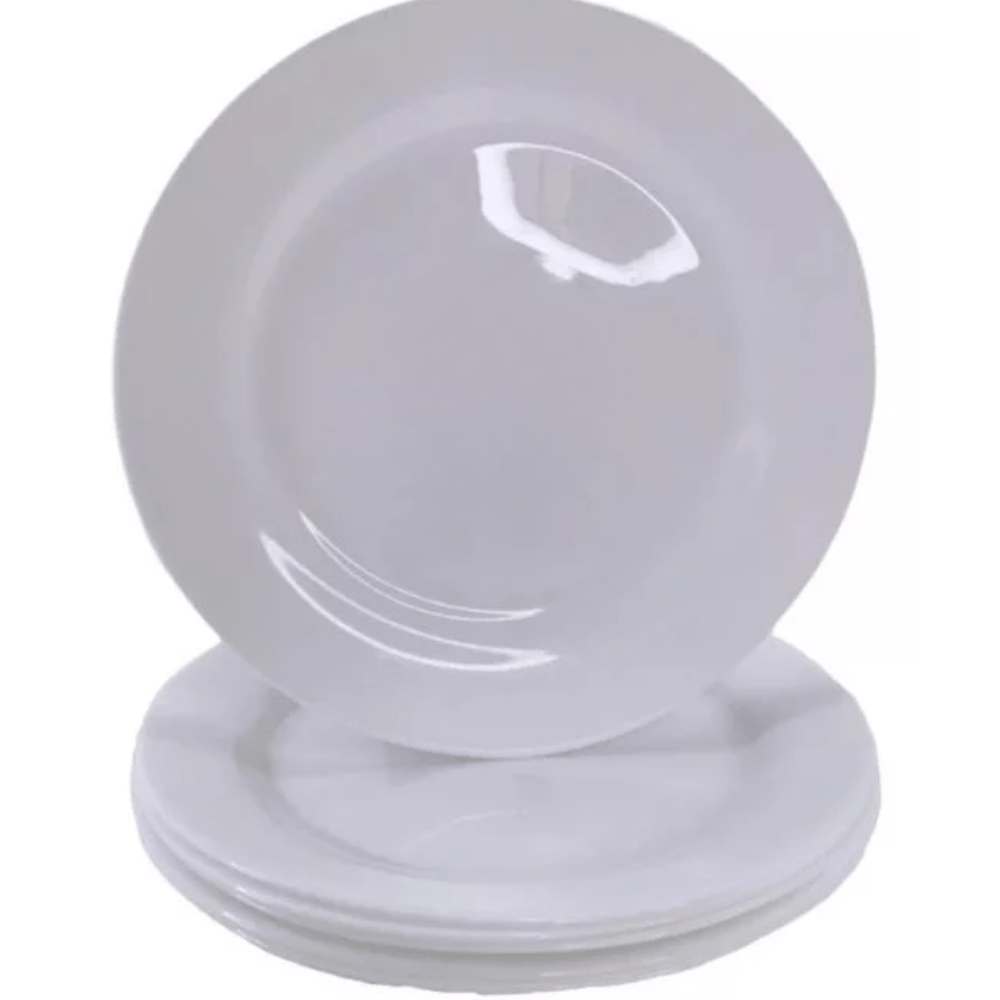 Prato Opaline Menu Raso 24Cm Nadir - Cx 6 Unidades