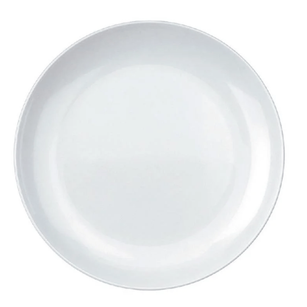 Prato Opaline Blanc Sobremesa Nadir - Cx 6 Unidades