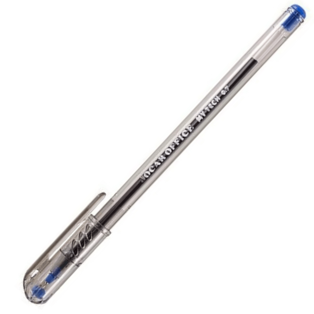 Caneta Esferográfica Ponta Fina 0,7Mm Azul Leo&Leo - Cx 6 Unidades