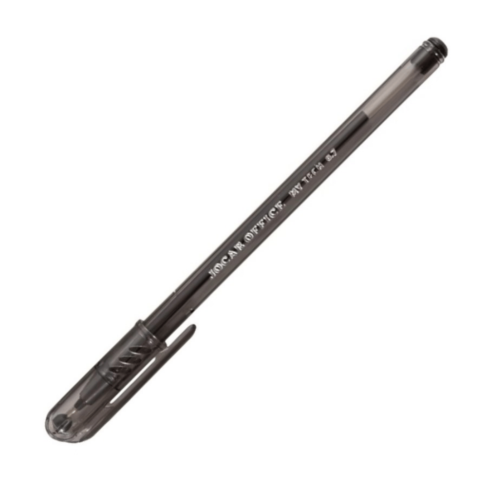 Caneta Esferográfica 0,7Mm Preta Leo&Leo - Cx 6 Unidades