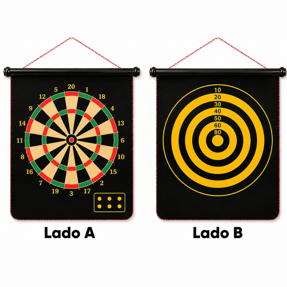 Jogo de Dardo Magnético 36cm Rio Master