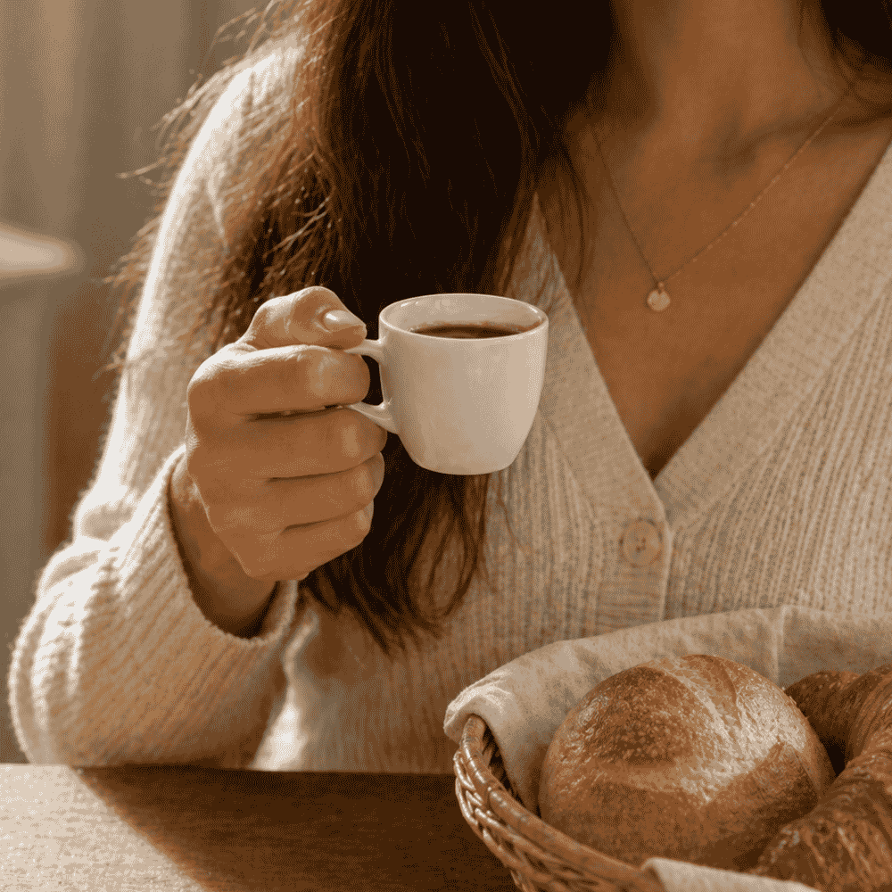 Xícara de Café Lisa Branca 50ml Horacilio