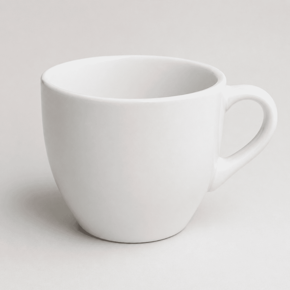 Xícara de Café Lisa Branca 50ml Horacilio